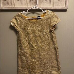 GAP Kids gold / champagne sequin dress (4T)